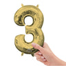 Anagram - Ballon Mylar 16Po - #3 Or Blanc - Party Shop