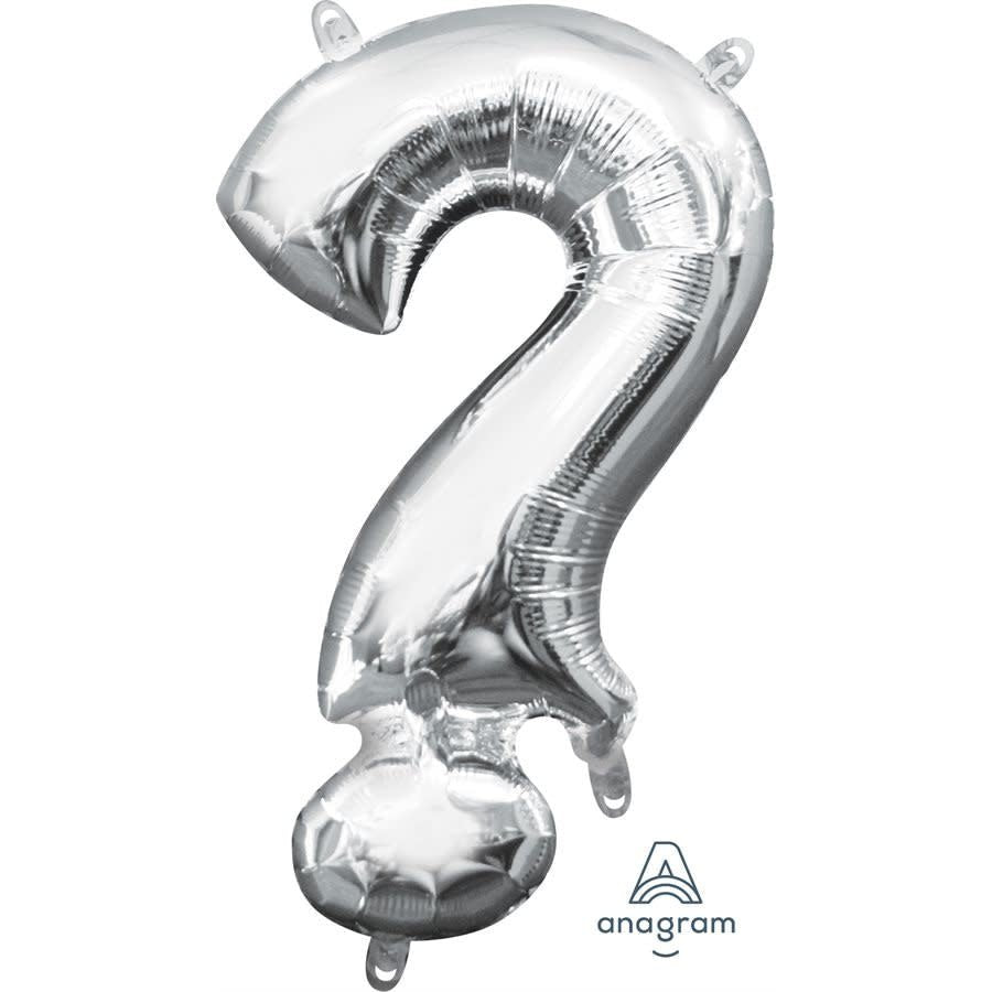 Ballon Mylar 16Po - ? Argent Party Shop