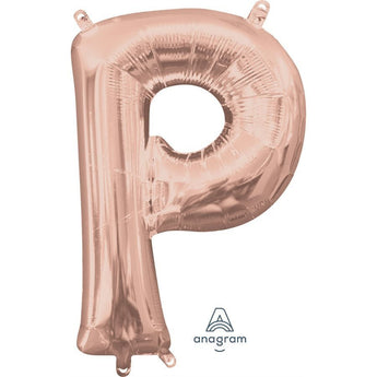 Ballon Mylar 16Po - P Rose Gold Party Shop