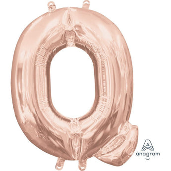 Ballon Mylar 16Po - Q Rose Gold Party Shop