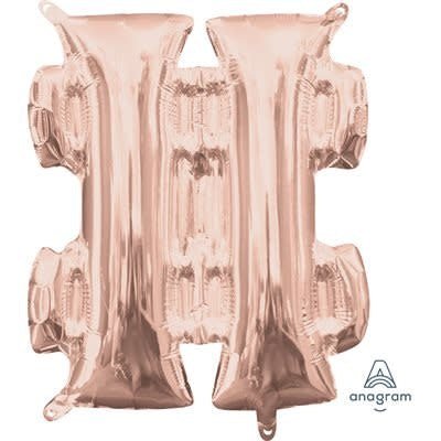 Ballon Mylar 16Po - # Rose Gold Party Shop