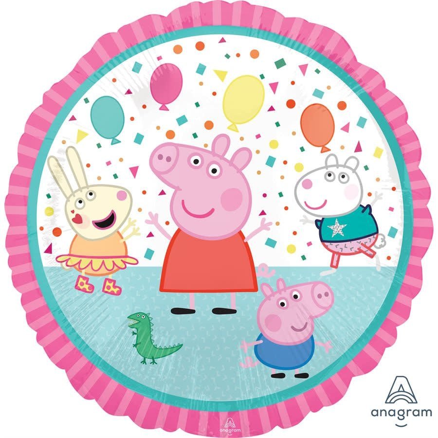 Ballon Mylar - 17" Peppa And Friends Party Shop