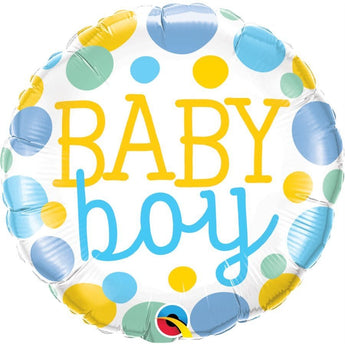 Ballon Mylar 18'' - Baby Boy Pois Party Shop