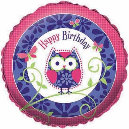 Ballon Mylar 18'' - Mon Ami L'Hibou Party Shop