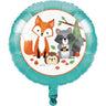 Creative Converting - Ballon Mylar 18 Po - Petit Animaux De La Foret - Party Shop