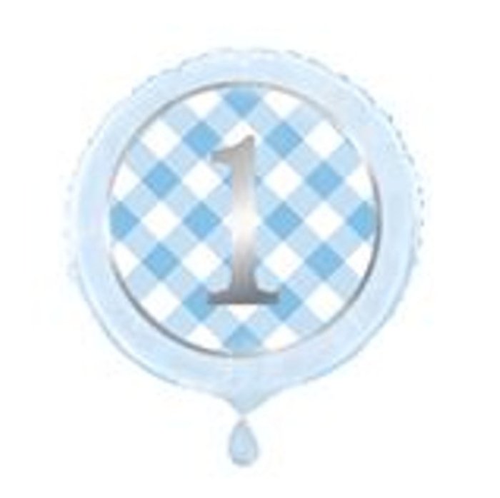 Ballon Mylar 18Po - 1 An Bleu Party Shop