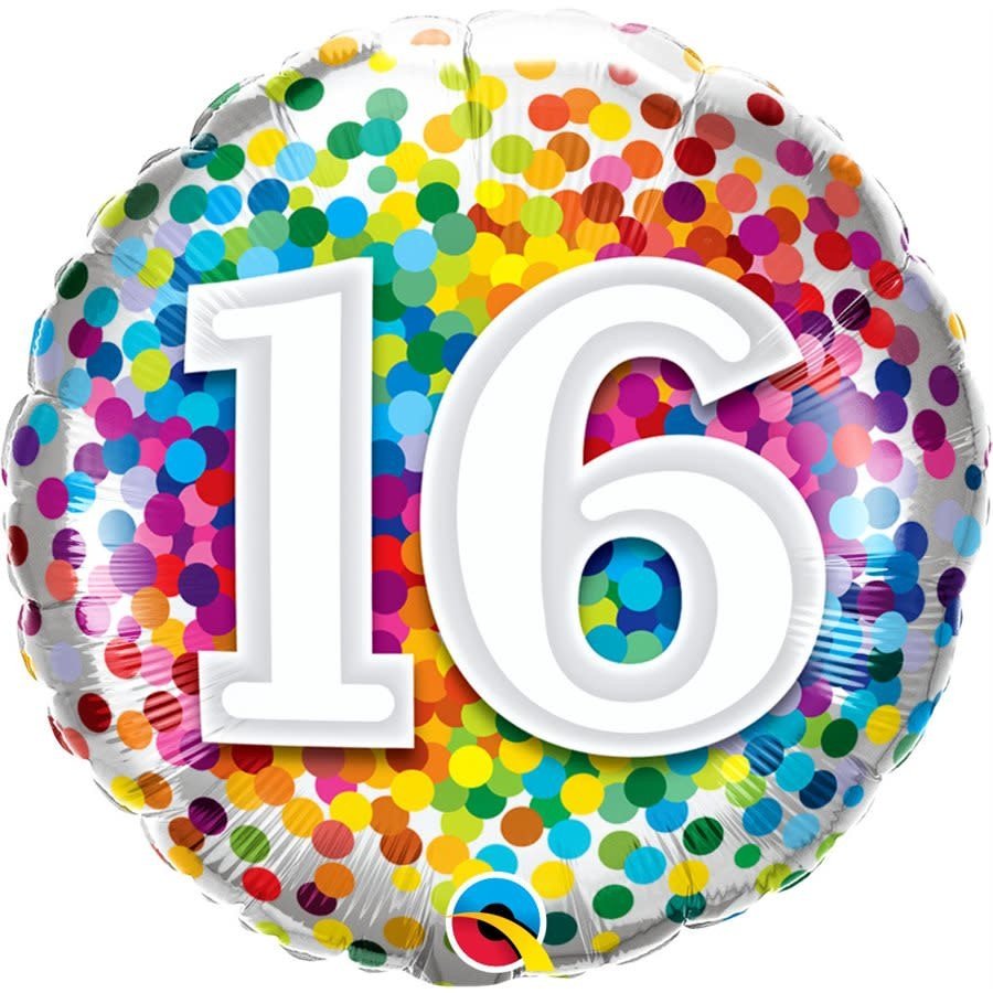 Ballon Mylar 18Po - 16 Ans Party Shop