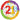 Anagram - Ballon Mylar 18Po - 21 Ans - Party Shop