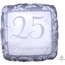 Anagram - Ballon Mylar 18Po - 25 Anniversary Carré - Party Shop