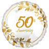 Anagram - Ballon Mylar 18Po - 50Th Anniversary - Party Shop