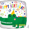 Anagram - Ballon Mylar 18Po - Alligator (Happy Birthday) - Party Shop