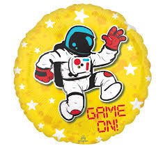 Ballon Mylar 18Po - Astronaute Game On Party Shop