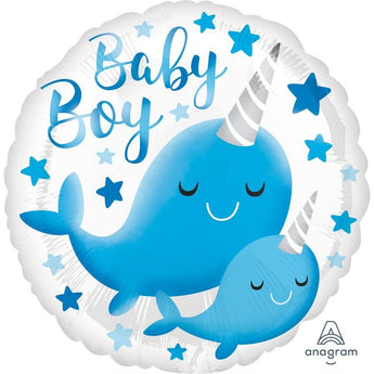 Ballon Mylar 18Po - Baby Boy Bleu Party Shop