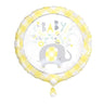 Unique - Ballon Mylar 18Po - Baby (Éléphant Floral Jaune) - Party Shop