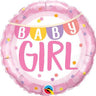 Qualatex - Ballon Mylar 18Po - Baby Girl - Party Shop