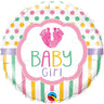 Qualatex - Ballon Mylar 18Po -  Baby Girl - Party Shop
