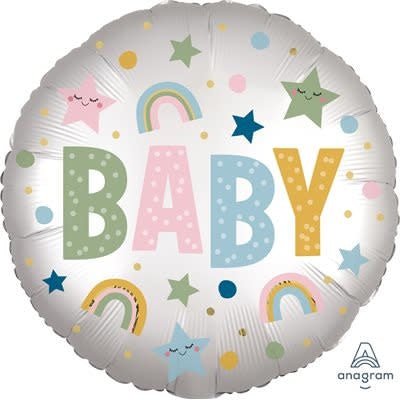 Ballon Mylar 18Po - Baby Pastel Party Shop