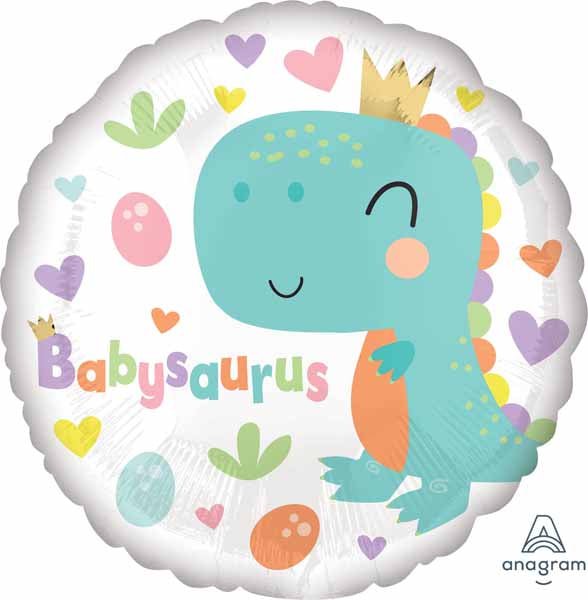 Ballon Mylar 18Po - Babysaurus Party Shop