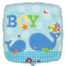 Anagram - Ballon Mylar 18Po - Baleine Bébé Garçon - Party Shop