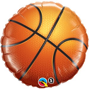 Ballon Mylar 18Po - Basketball Party Shop