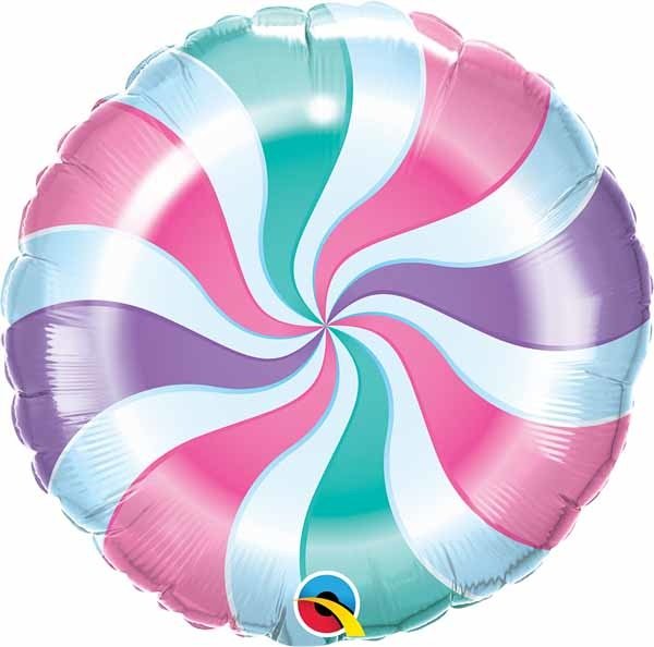 Ballon Mylar 18Po - Bonbon Pastel Party Shop