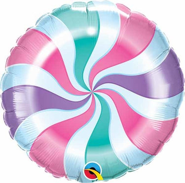 Qualatex - Ballon Mylar 18Po - Bonbon Pastel - Party Shop