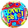 Amscan - Ballon Mylar 18Po - Bonne Fete - Party Shop