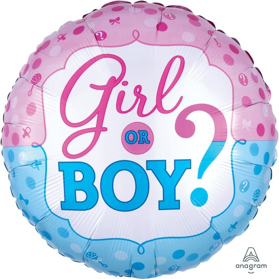 Ballon Mylar 18Po - Boy Or Girl? Party Shop