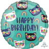 Anagram - Ballon Mylar 18Po - Chaton Arc-En-Ciel - Party Shop