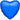 Anagram - Ballon Mylar 18Po - Coeur Bleu - Party Shop