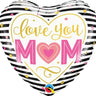 Anagram - Ballon Mylar 18Po Coeur - Love You Mom - Party Shop