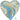 Anagram - Ballon Mylar 18Po-Coeur Marblez Bleu - Party Shop
