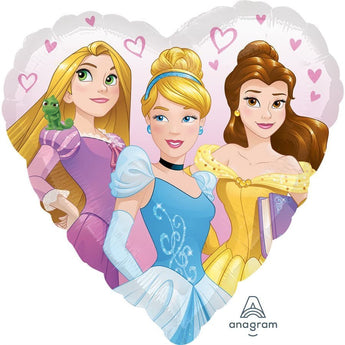 Ballon Mylar 18Po Coeur - Princesses Disney Party Shop