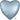 Ballon Mylar 18Po - Coeur Satin - Bleu Pastel Party Shop