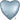 Ballon Mylar 18Po - Coeur Satin - Bleu Pastel Party Shop