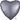 Anagram - Ballon Mylar 18Po - Coeur Satin - Gris Graphite - Party Shop