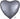 Ballon Mylar 18Po - Coeur Satin - Gris Graphite Party Shop