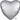 Ballon Mylar 18Po - Coeur Satin - Gris Platinum Party Shop