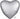 Ballon Mylar 18Po - Coeur Satin - Gris Platinum Party Shop