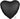 Ballon Mylar 18Po - Coeur Satin - Noir Party Shop