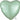 Anagram - Ballon Mylar 18Po - Coeur Satin - Vert Menthe - Party Shop