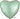 Ballon Mylar 18Po - Coeur Satin - Vert Menthe Party Shop