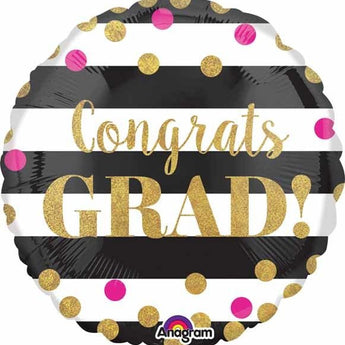 Ballon Mylar 18Po - Congrats Grad Party Shop