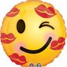 Anagram - Ballon Mylar 18Po - Emoji Kiss - Party Shop