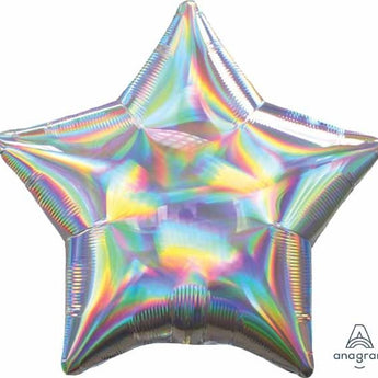 Ballon Mylar 18Po - Étoile - Iridescent Party Shop