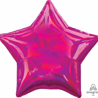 Ballon Mylar 18Po - Étoile - Iridescent Magenta Party Shop