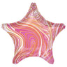 Anagram - Ballon Mylar 18Po Étoile Mabrée Rose - Party Shop