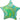 Anagram - Ballon Mylar 18Po-Etoile Marblez Vert - Party Shop