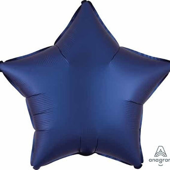 Ballon Mylar 18Po - Étoile Satin - Bleu Navy Party Shop