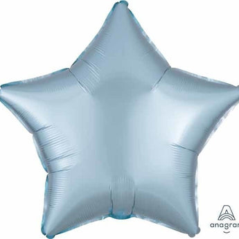 Ballon Mylar 18Po - Étoile Satin - Bleu Pastel Party Shop